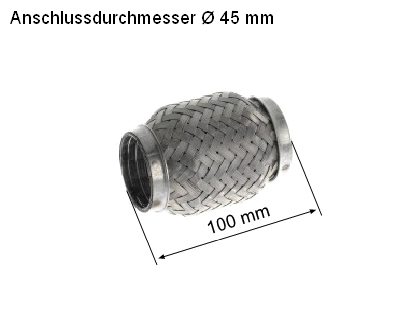 Flexible Pipe, exhaust system (83 00 8506)