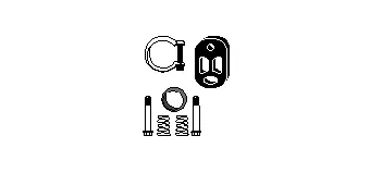 Mounting Kit, catalytic converter (82 22 4827)