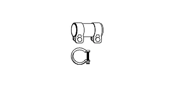 Mounting Kit, catalytic converter (82 21 3150)
