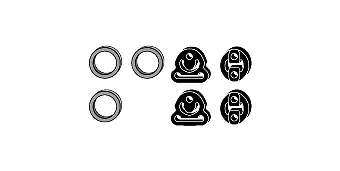 Mounting Kit, exhaust system (82 42 4268)