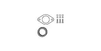 Mounting Kit, catalytic converter (82 15 6535)