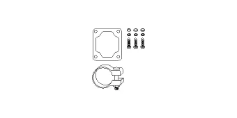 Mounting Kit, catalytic converter (82 15 9017)