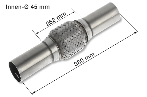 Flexible Pipe, exhaust system (83 00 8537)