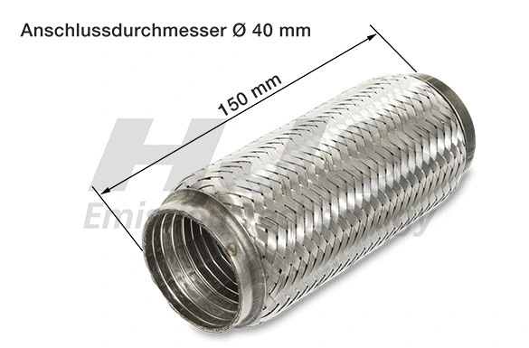 Flexible Pipe, exhaust system (83 00 8480)