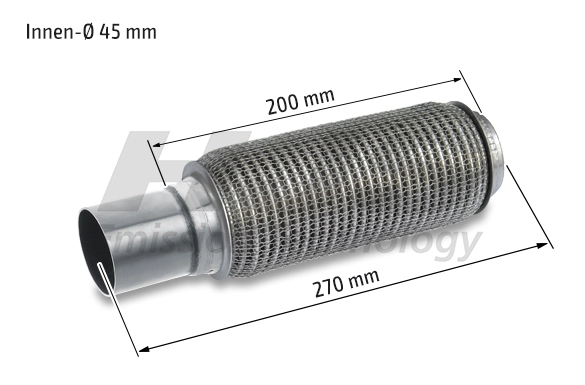 Flexible Pipe, exhaust system (83 00 8493)