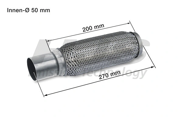 Flexible Pipe, exhaust system (83 00 8491)