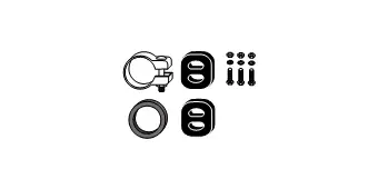 Mounting Kit, catalytic converter (82 14 1864)