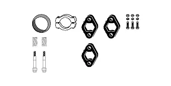 Clamping Piece Set, exhaust system (82 22 4701)