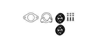 Mounting Kit, exhaust system (82 15 9024)