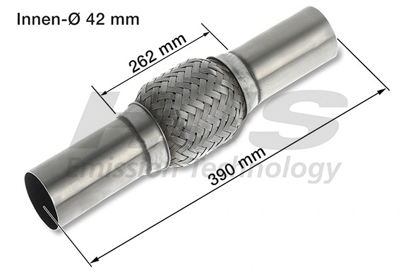 Flexible Pipe, exhaust system (83 00 8533)