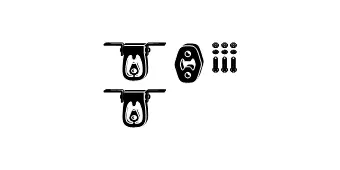 Mounting Kit, exhaust system (82 11 1508)