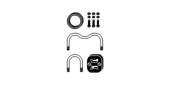 Mounting Kit, catalytic converter (82 13 2452)