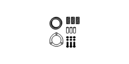 Mounting Kit, catalytic converter (82 11 2213)