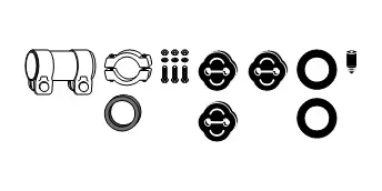 Mounting Kit, exhaust system (82 11 2302)