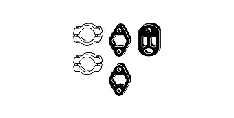 Mounting Kit, exhaust system (82 22 4672)