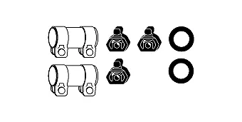 Mounting Kit, exhaust system (82 23 4328)