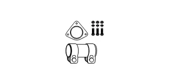 Mounting Kit, catalytic converter (82 23 4474)