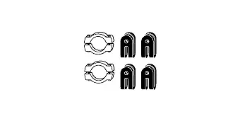 Mounting Kit, exhaust system (82 23 4329)
