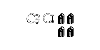 Mounting Kit, exhaust system (82 23 4393)