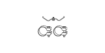 Mounting Kit, exhaust system (82 11 1089)