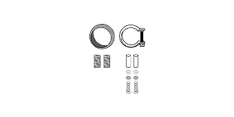 Mounting Kit, catalytic converter (82 14 1886)