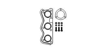 Mounting Kit, catalytic converter (82 11 3269)