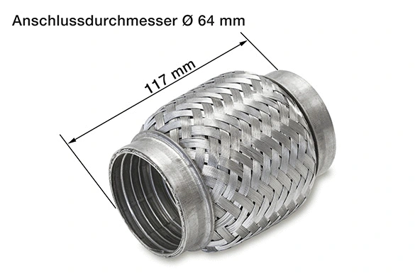 Flexible Pipe, exhaust system (83 00 8335)