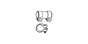 Mounting Kit, muffler (82 11 9822)