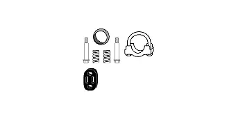 Mounting Kit, catalytic converter (82 15 6508)