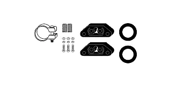 Mounting Kit, exhaust system (82 17 1962)