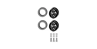 Mounting Kit, catalytic converter (82 48 7752)