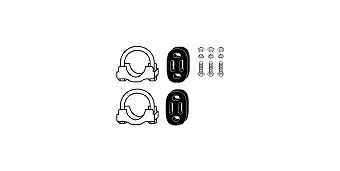 Mounting Kit, exhaust system (82 15 5934)