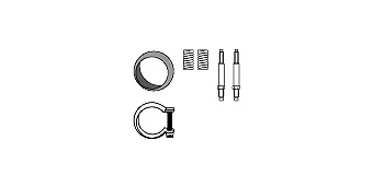 Mounting Kit, catalytic converter (82 32 6952)