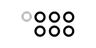 Mounting Kit, exhaust system (82 22 4813)