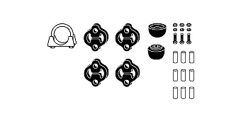 Mounting Kit, exhaust system (82 42 4130)