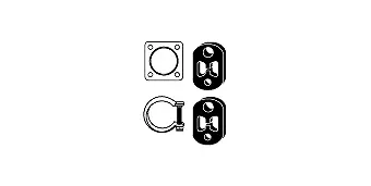 Mounting Kit, catalytic converter (82 22 4454)