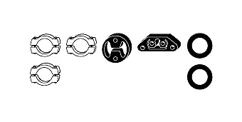 Mounting Kit, exhaust system (82 23 4319)