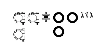 Mounting Kit, exhaust system (82 23 4301)