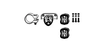 Mounting Kit, exhaust system (82 13 2526)