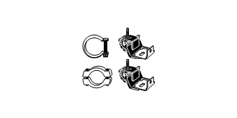 Mounting Kit, exhaust system (82 23 4148)