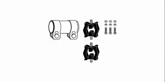 Mounting Kit, catalytic converter (82 12 2323)