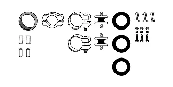 Mounting Kit, exhaust system (82 23 4132)