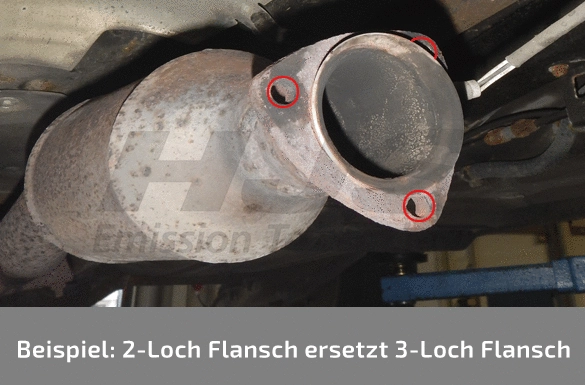 Flange, exhaust pipe