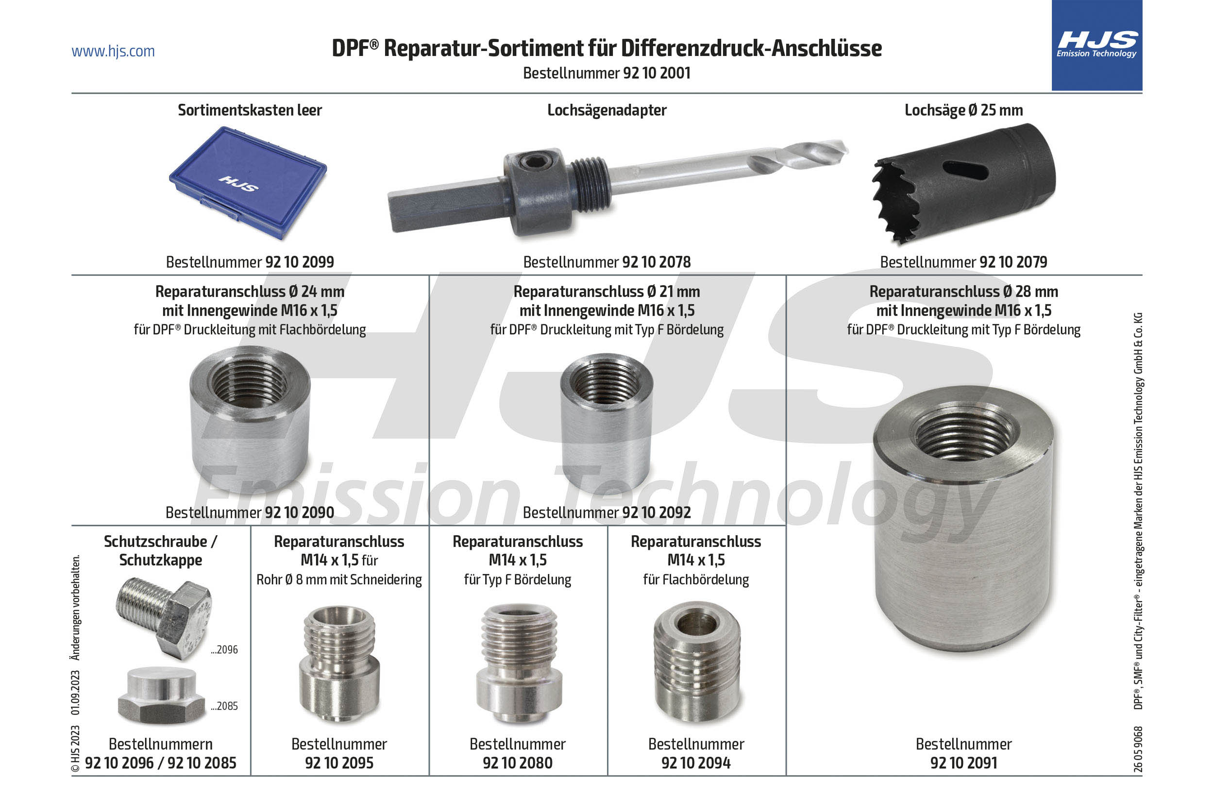 Weld-On Bung, pressure sensor (soot/particulate filter)