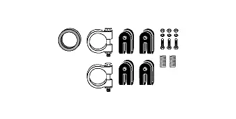 Mounting Kit, exhaust system (82 23 6698)