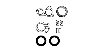 Mounting Kit, catalytic converter (82 32 6906)