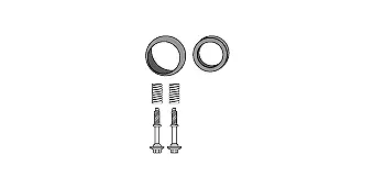 Mounting Kit, catalytic converter (82 43 8162)