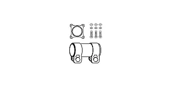 Mounting Kit, catalytic converter (82 11 3238)