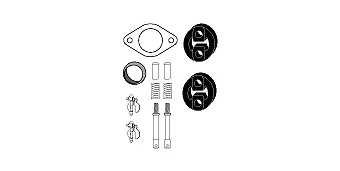 Mounting Kit, catalytic converter (82 15 6530)