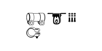 Mounting Kit, muffler (82 11 9832)